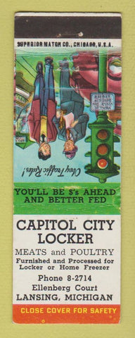 Matchbook Cover - Capitol City Locker Lansing MI WEAR