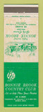 Matchbook Cover - Bonnie Brook Country Club Detroit MI