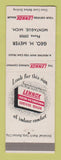 Matchbook Cover - Lennox Furnace Geo Meyer Montague MI