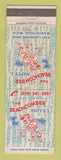 Matchbook Cover - Beachcomber Motel Manistique MI WORN