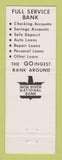 Matchbook Cover - Iron River National Bank Iron River MI