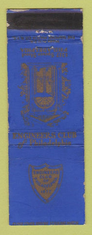 Matchbook Cover - Engineers Club of Philadelphia PA WORN