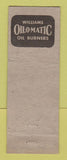 Matchbook Cover - Osborne Marsellis Oil Burners Upper Montclair NJ WEAR