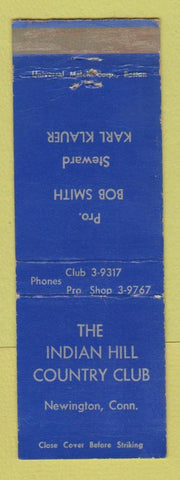 Matchbook Cover - Indian Hill Country Club Newington CT WEAR