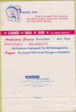 Matchbook Cover - Hay  and  Peabody Ambulance Portland ME 40 Strike