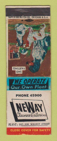 Matchbook Cover - New Way Cleaners  WEAR