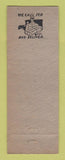 Matchbook Cover - Crescent Cleaners Evansville IN WEAR