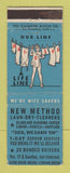 Matchbook Cover - New Method Dry Cleaners girlie San Francisco CA