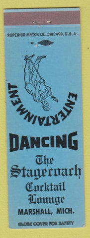Matchbook Cover - Stagecoach Cocktail Lounge Marshall MI