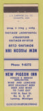 Matchbook Cover - New Piegon Inn Bowling Club Lansing MI