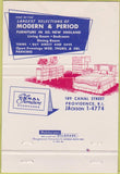 Matchbook Cover - Canal Furniture Showroom Providence RI 40 Strike