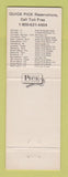 Matchbook Cover - Albert Pick Motor Hotel East Lansing MI