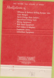 Matchbook Cover - Midway Fishing Tool Santa Monica CA 40 Strike