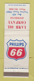 Matchbook Cover - Phillips 66 oil gas Lamb Texline TX WEAR