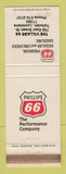 Matchbook Cover - Phillips 66 oil gas Tallulah LA WEAR