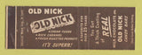 Matchbook Cover - Old Nick Candy Bar