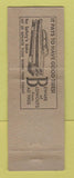 Matchbook Cover - Leon's Standard oil gas Bruce Crossing MI