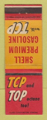 Matchbook Cover - Shell oil gas TCP WEAR