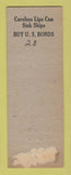Matchbook Cover - Gulf oil gas Worthy Ostrom Lansing MI WWII WEAR