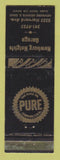 Matchbook Cover - Pure oil gas Newburg Heights Garage OH WEAR