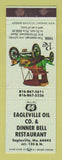 Matchbook Cover - Phillips 66 oil gas Eagleville MO Dinner Bell Restaurant