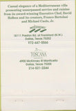 Matchbook Cover - Toscana Mediterraneo Restaurant Dallas TX 40 Strike