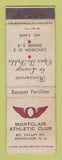Matchbook Cover - Montclair Athletic Club NJ WEAR