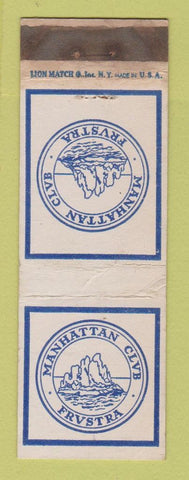 Matchbook Cover - Manhattan Club New York City WEAR