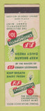 Matchbook Cover - Chlorophyll Mints F&F Candy Breath