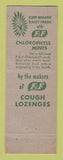 Matchbook Cover - Chlorophyll Mints F&F Candy Breath