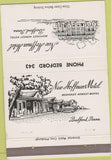 Matchbook Cover - New Hoffman Hotel Bedford PA 40 Strike