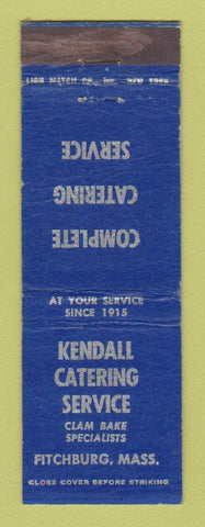 Matchbook Cover - Kendall Catering Service Fitchburg MA