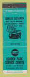 Matchbook Cover - Gulf oil gas Borden Park Edmonton AB WORN