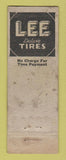 Matchbook Cover - Atlantic oil gas Macks Erie PA Lee Tires POOR