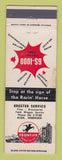 Matchbook Cover - Frontier oil gas Brester Alda NE STAINED