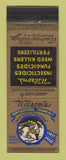 Matchbook Cover - Wilson's Fertilizer Insecticide Springfield NJ WEAR