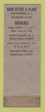 Matchbook Cover - Wilson's Fertilizer Insecticide Springfield NJ WEAR
