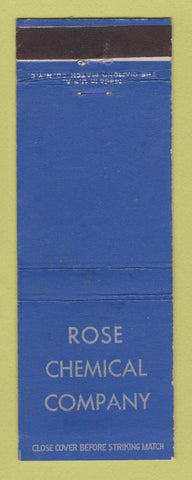 Matchbook Cover - Rose Chemical Company