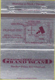 Matchbook Cover - The Grand Island Restaurant Denver CO 40 Strike