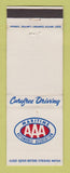 Matchbook Cover - Maritime AAA Auto Club