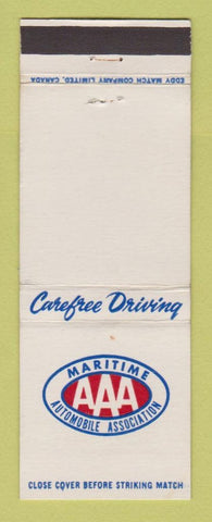 Matchbook Cover - Maritime AAA Auto Club