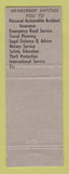 Matchbook Cover - Maritime AAA Auto Club