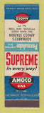 Matchbook Cover - Amoco oil gas Schwartz's Pittsford NY WEAR