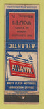 Matchbook Cover - Atlantic oil gas Wolfe's Millersburg PA WORN