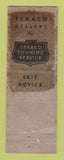 Matchbook Cover - A&C Texaco oil gas Cleveland OH POOR BACK WORN