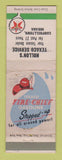 Matchbook Cover - Texaco oil gas Hollon's Campbelltown IN WEAR