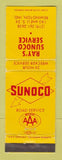 Matchbook Cover - Sunoco oil gas Ray's Remington IN