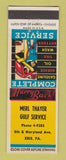 Matchbook Cover - Merl Thayer Gulf oil gas Erie PA
