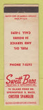 Matchbook Cover - Swett Bros Heating Appliance Fuel Springfield MA