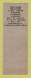 Matchbook Cover - Swett Bros Heating Appliance Fuel Springfield MA